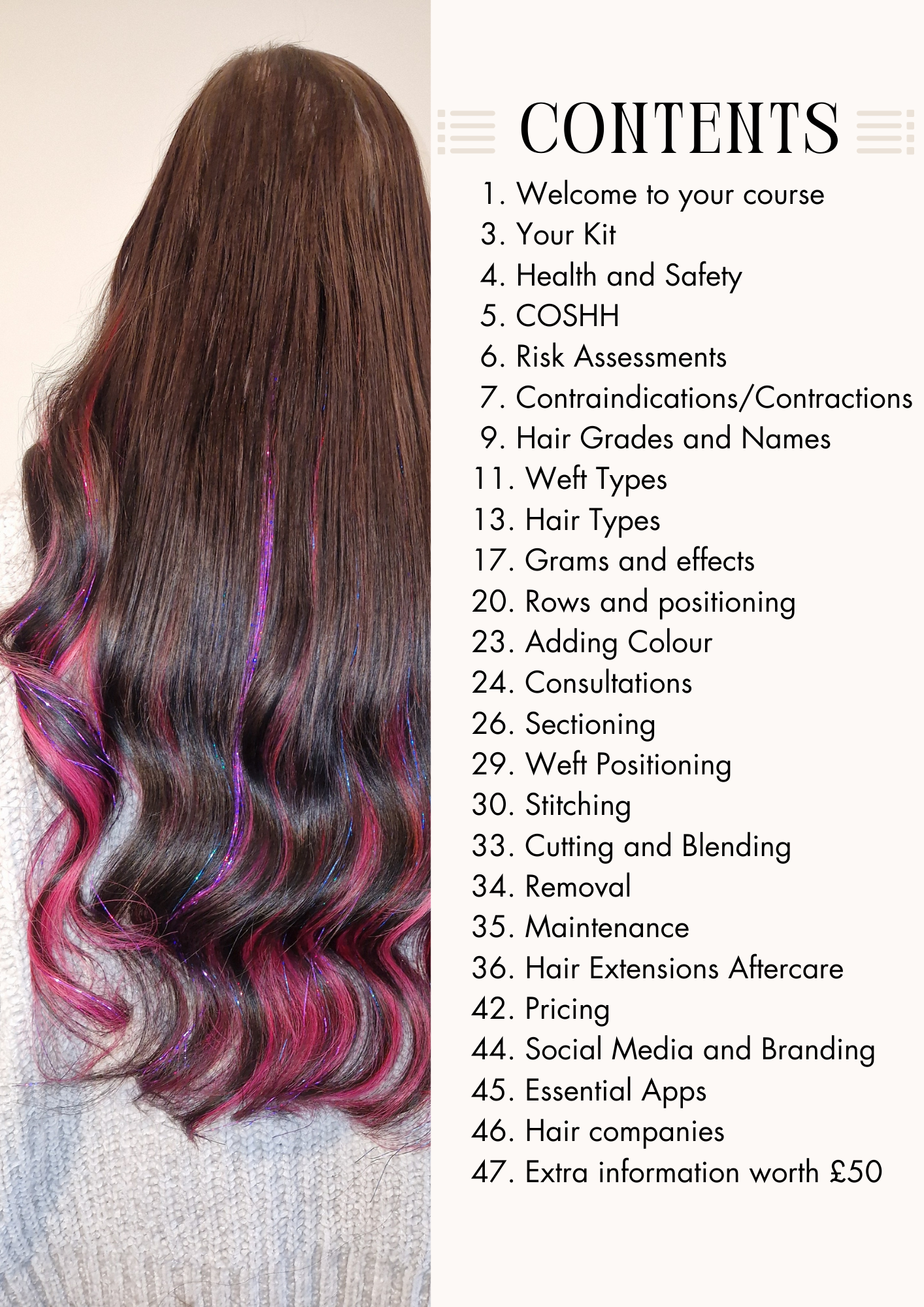 Beaded Sew In Weave Online training