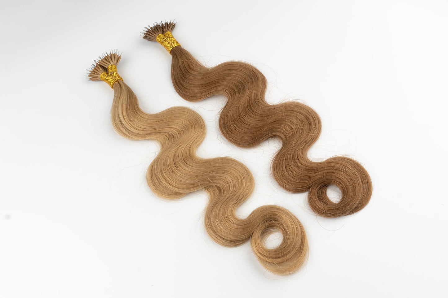 Wavy Nano Rings 100 grams Remy Hair Extensions