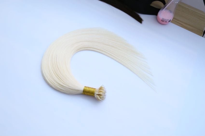 Curly Nano Rings 100 grams Remy Hair Extensions