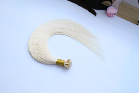 Straight Nano Rings 100 grams Remy Hair Extensions