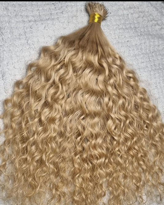 Curly Nano Rings 150 grams Remy Hair Extensions