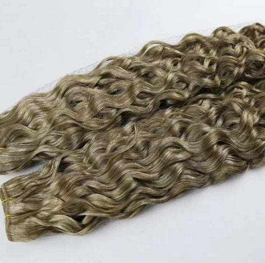 Curly Tiny/Genius Weft 100 grams Remy Hair Extensions