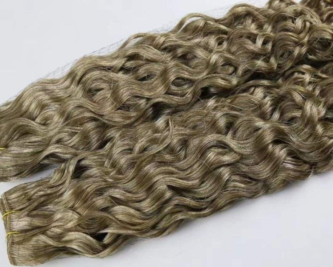 Curly Tiny/Genius Weft 150 grams Remy Hair Extensions