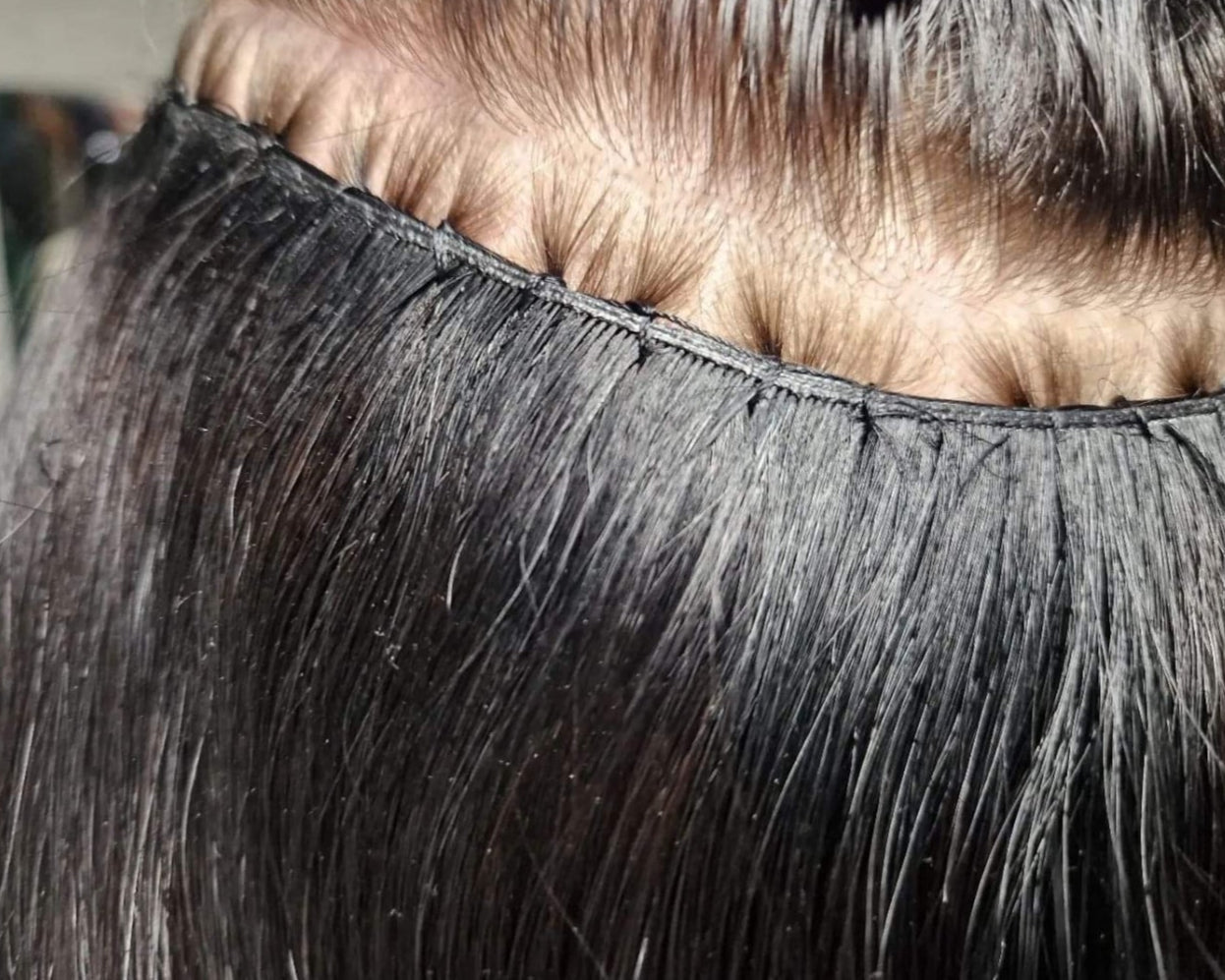 Wavy Tiny/Genius Weft 100 grams Remy Hair Extensions