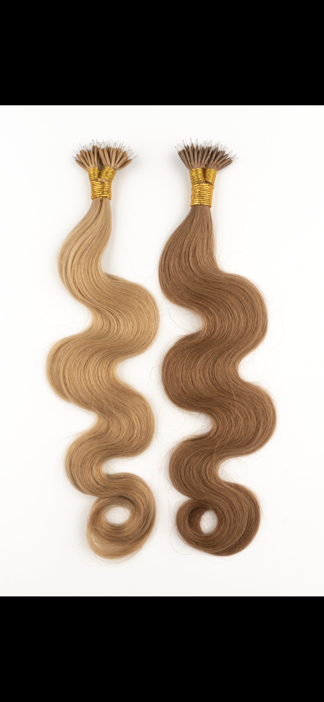 Wavy Nano Rings 200 grams Remy Hair Extensions