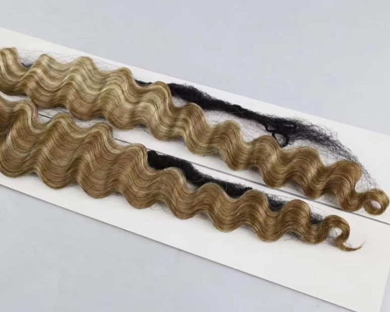 Curly Tiny/Genius Weft 200 grams Remy Hair Extensions