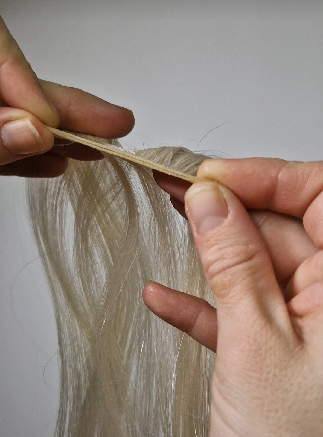 Wavy Tiny/Genius Weft 100 grams Remy Hair Extensions