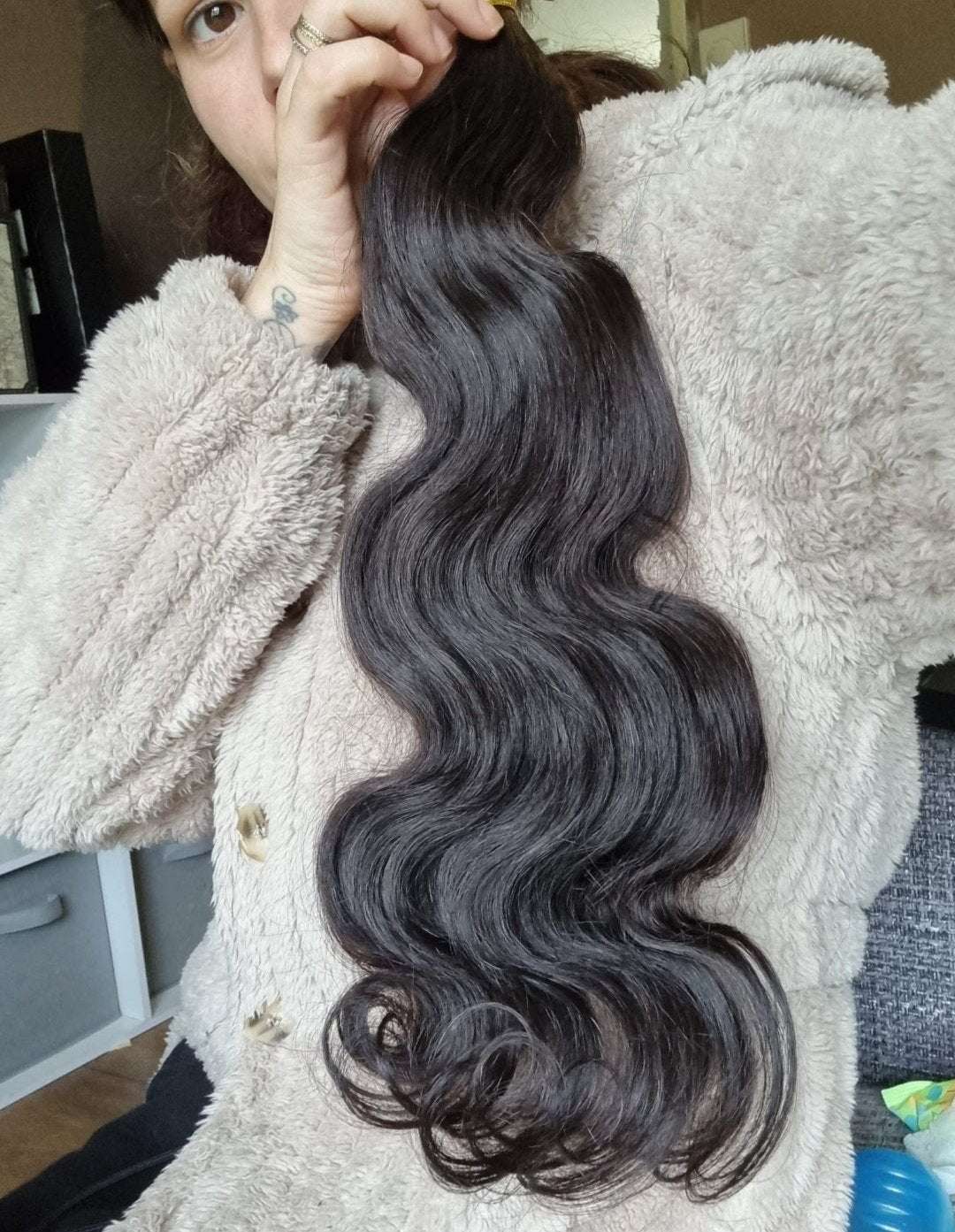 Wavy Tiny/Genius Weft 150 grams Remy Hair Extensions