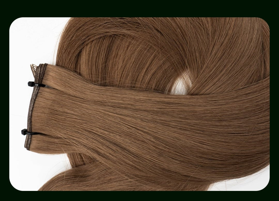 Wavy Tiny/Genius Weft 100 grams Remy Hair Extensions