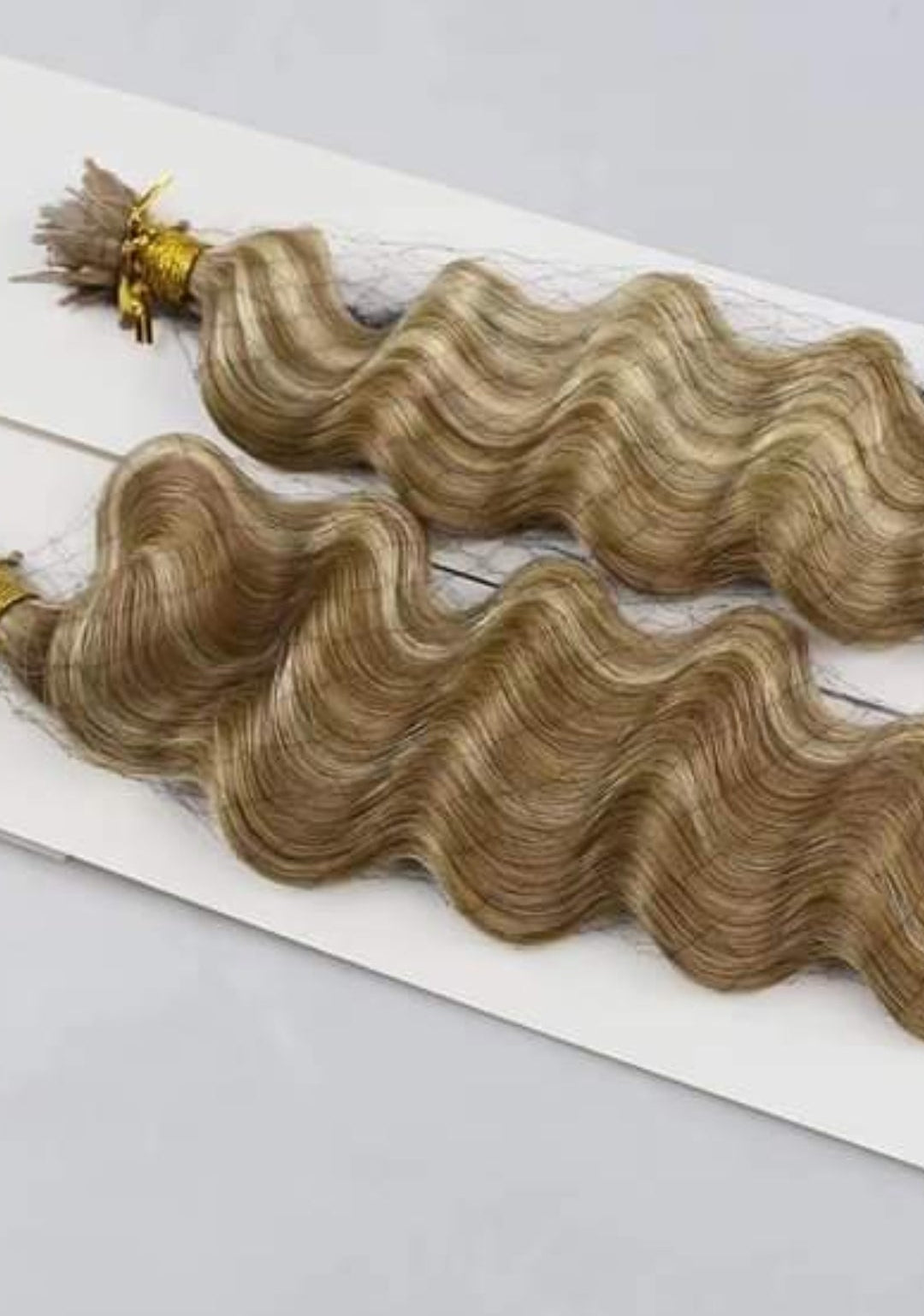 Curly Nano Rings 100 grams Remy Hair Extensions