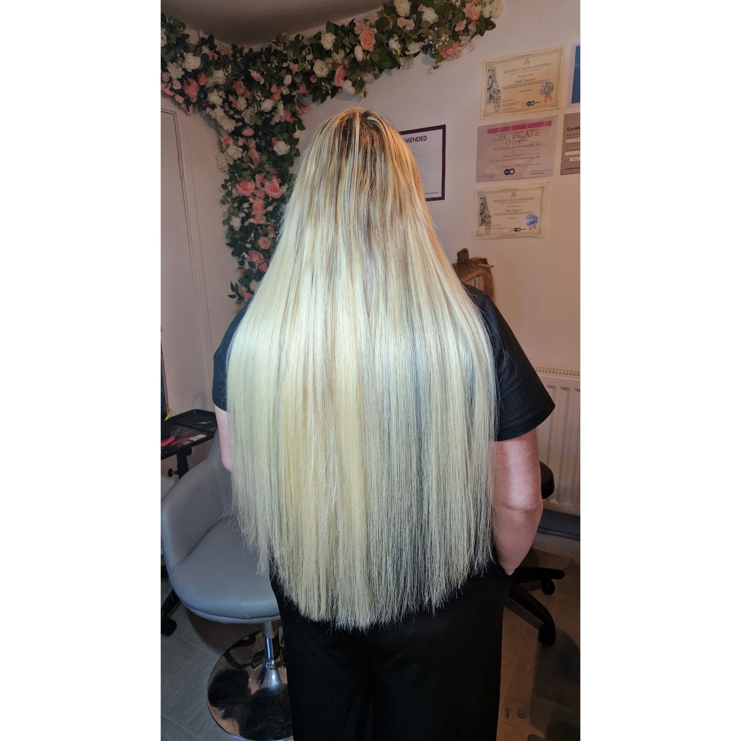 Straight Nano Rings 200 grams Remy Hair Extensions